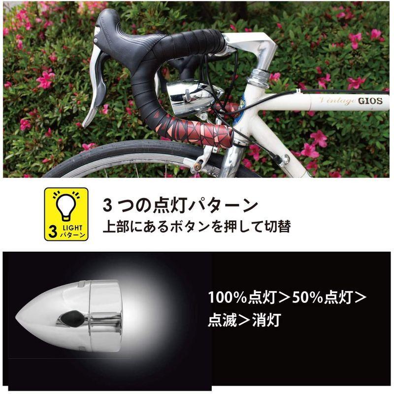 Re Code リコード 自転車 バッテリーライト 自転車用ledヘッドライト ブラック 保障