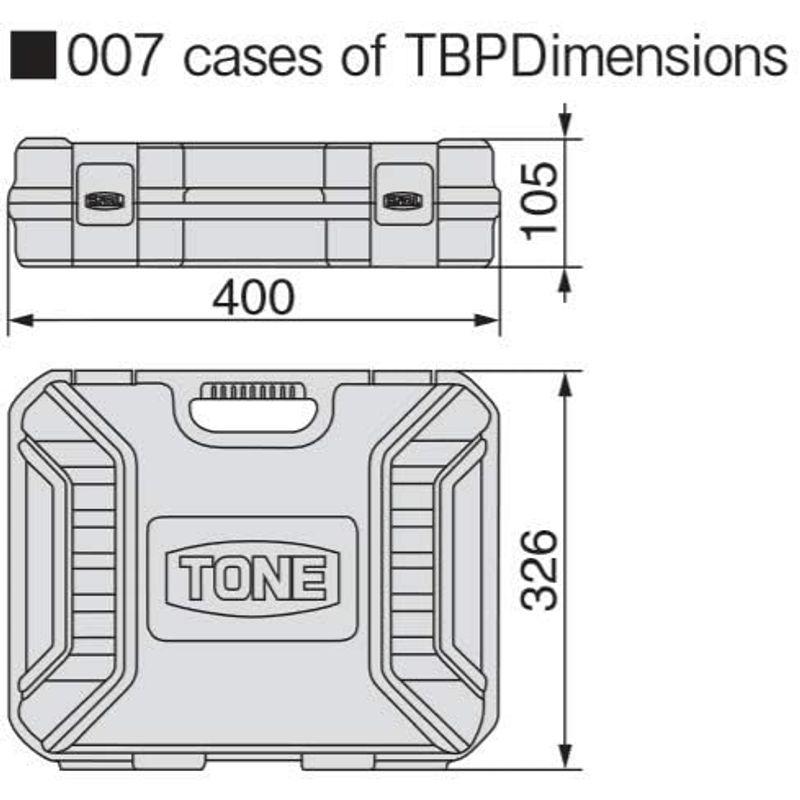 トネ(TONE) コンビネーションツールセット K600 差込角9.5mm(3/8