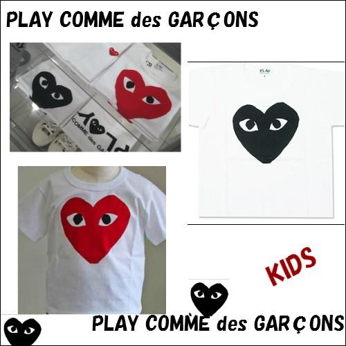 子供服 半袖 ｔシャツ Play Comme Des Garcons プレイコムディギャルソン プリント 赤ハート キッズ 子供 日本製 国内購入 1 子供服スマイリーマミー 通販 Yahoo ショッピング