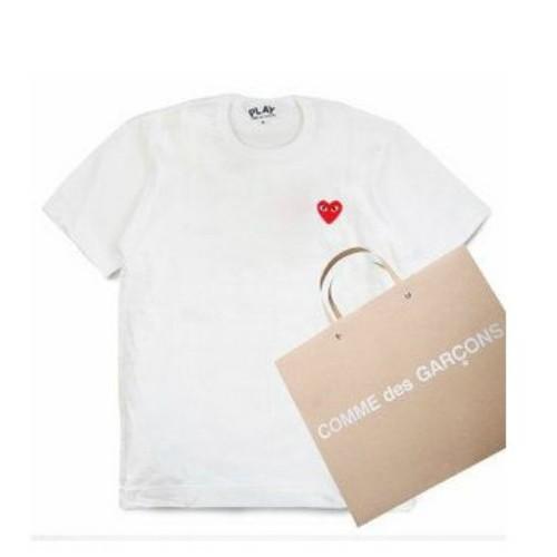 こども服 半袖 ｔシャツ Play Comme Des Garcons プレイコムディギャルソン ワッペン 赤ハート キッズ 子供 日本製 国内購入 1602 子供服スマイリーマミー 通販 Yahoo ショッピング
