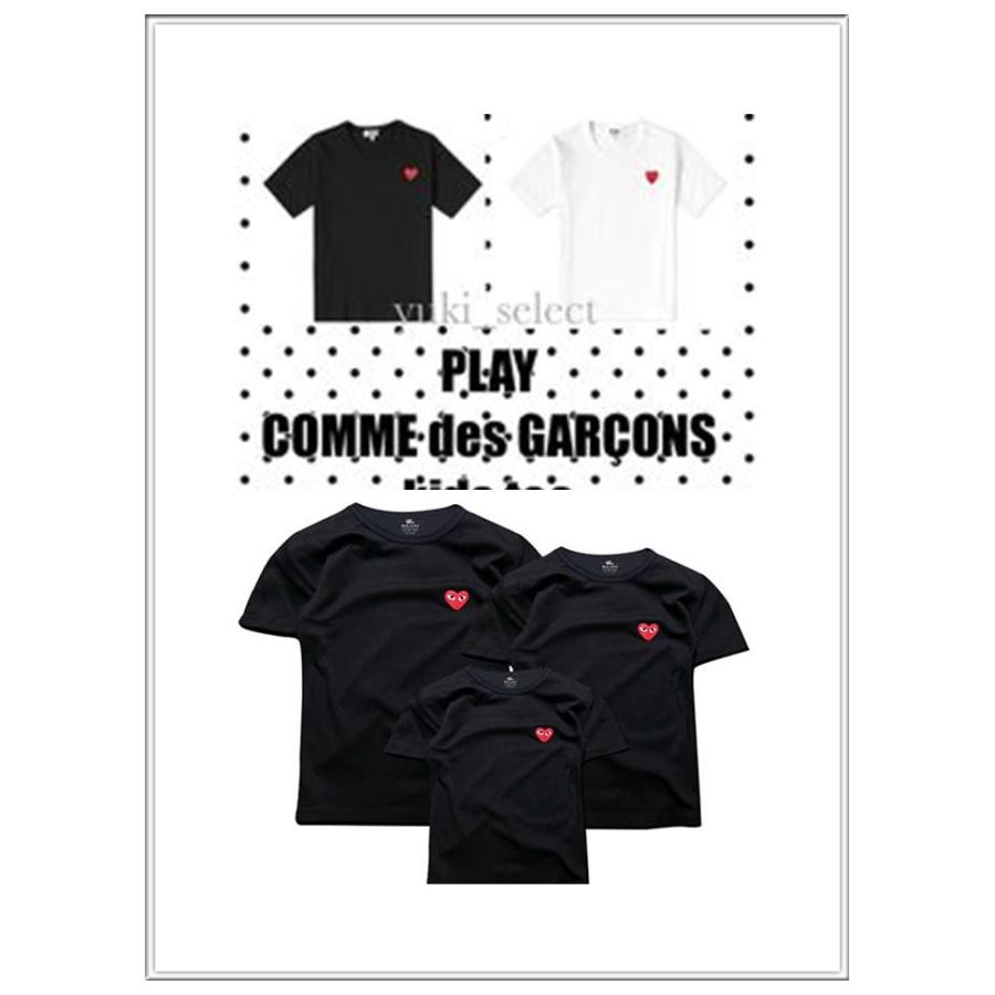 こども服 半袖 ｔシャツ Play Comme Des Garcons プレイコムディギャルソン ワッペン 赤ハート キッズ 子供 日本製 国内購入 1602 子供服スマイリーマミー 通販 Yahoo ショッピング