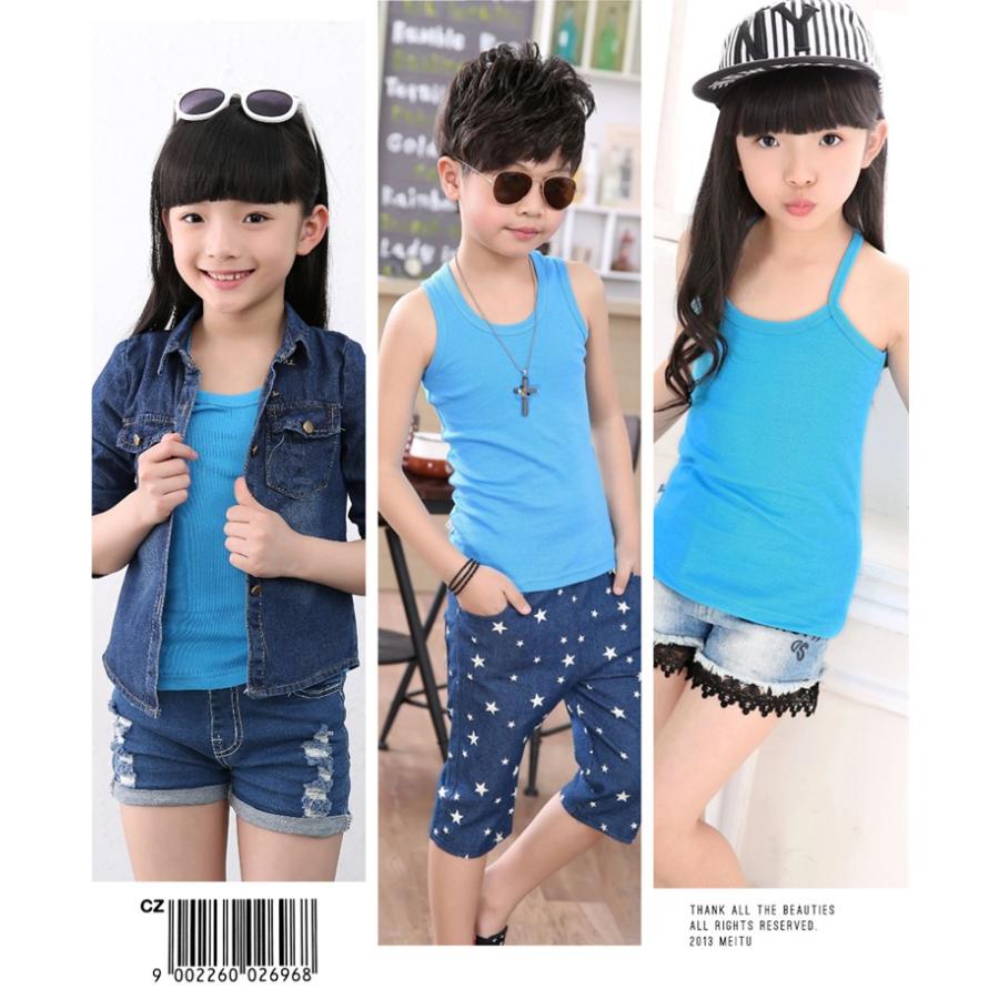 子供服 キャミソール タンクトップインナー 子 女の子 男の子 下着 肌着 キッズコットン100 ポイント消化 おしゃれ 大人可愛い ヒップホップ ダンス 1 子供服スマイリーマミー 通販 Yahoo ショッピング