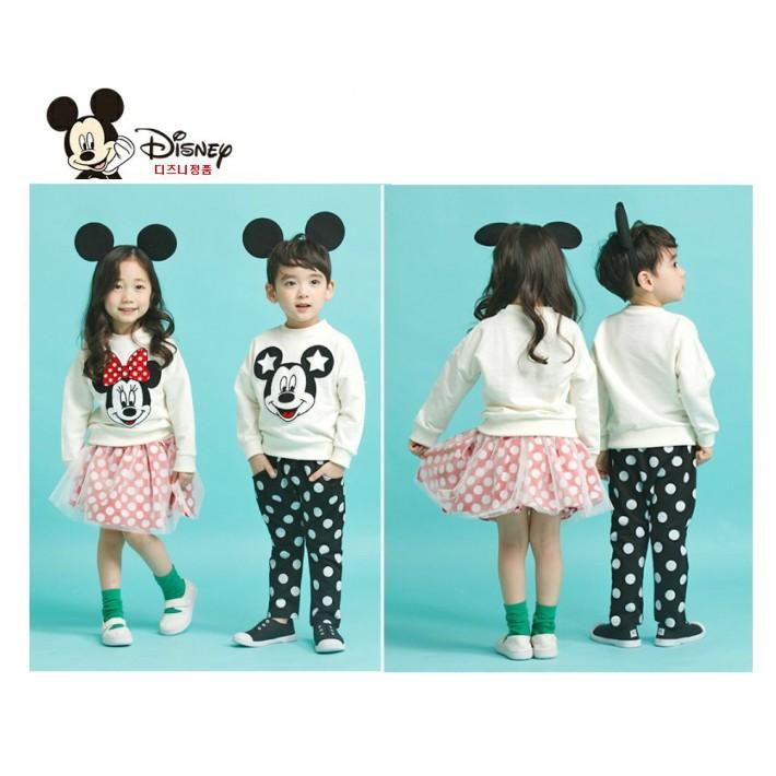 韓国子供服 トレーナー上下セット ディズニー Disney スウェット ドットスカート ドットパンツ 男の子 女の子 綿 兄弟 姉妹ペア 子供服 春 コーデ 1708 子供服スマイリーマミー 通販 Yahoo ショッピング