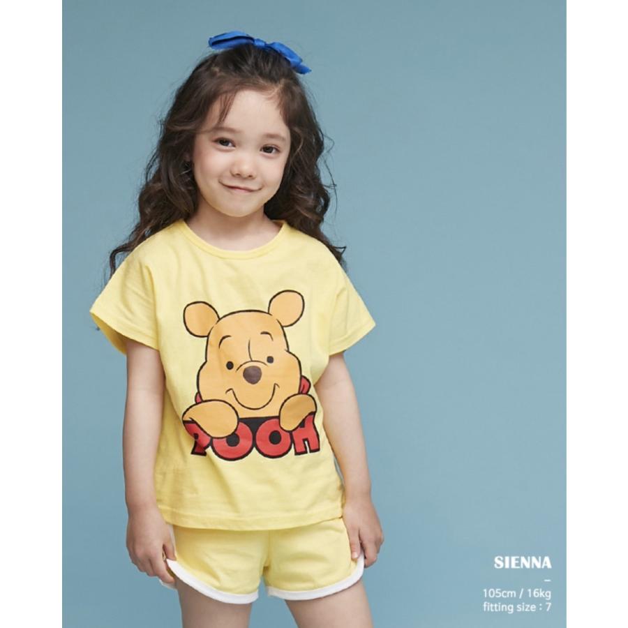 韓国こども服 Disney プーさんフレンズ 半袖tシャツ上下セット 覗き見フェイス プリント ディズニー Disney 男の子 女の子 90 100 110 1 130 19夏新作 子供服スマイリーマミー 通販 Yahoo ショッピング
