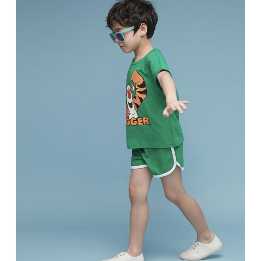 韓国こども服 Disney プーさんフレンズ 半袖tシャツ上下セット 覗き見フェイス プリント ディズニー Disney 男の子 女の子 90 100 110 1 130 19夏新作 子供服スマイリーマミー 通販 Yahoo ショッピング