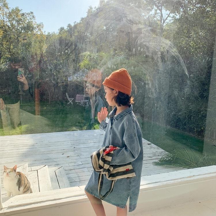 こども服 デニムワンピース 春コーデ チュニック シャツワンピース ジーンズ ワンピース キッズ デニムシャツ 春 ジーンズ お出かけ ロングデニム 21 2101denim 子供服スマイリーマミー 通販 Yahoo ショッピング