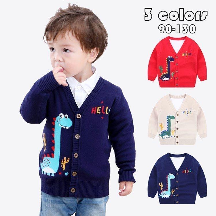 全日本送料無料 子供ニットカーディガン キッズ ボタン アウター おしゃれ 男の子 女の子 長袖 Vネックセーター トップス ベビー 羽織り 冷房対策 秋冬 人気 可愛い 着心地よい 格安 Turningheadskennel Com
