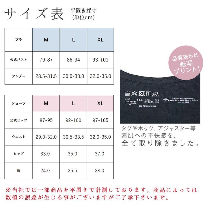 シームレス ノンワイヤ ブラ ショーツ セット 上下 下着 女性 レディース ブラジャー 女性下着セット ブラショーツセットー ブラセット 上下セット｜smilingbee｜07