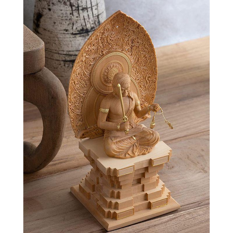 3周年記念イベントが極小仏 不動明王座像?15cm東寺型（木製 仏像