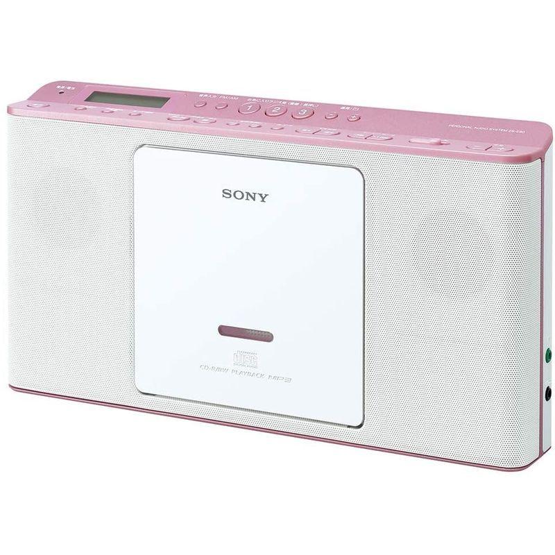 ⭐公式品⭐ ソニー CDラジオ ZS-E80 : FM/AM/ワイドFM対応 語学学習用機能搭載 ピンク ZS-E80 P 【2318309361】(14064円)