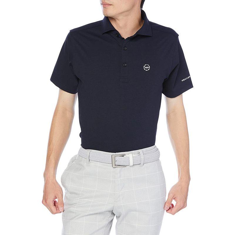 100%正規品 キャスコ ゴルフシャツ 21SS M メンズ ネイビー メンズウエア