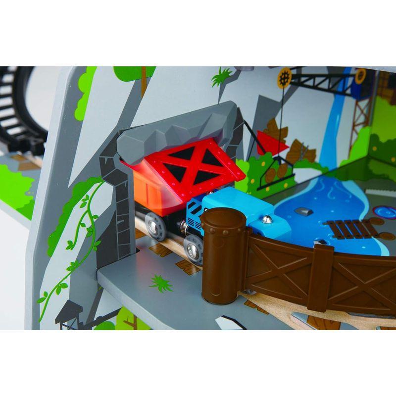 Hape(ハペ) もっと大きな鉱山レールセット E3753     商品情報    【商品名】　Hape(ハペ) もっと大きな鉱山レールセット E3753 【商