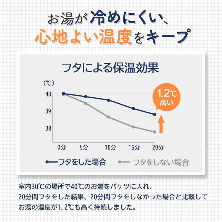 フットバス 足湯 保温 自宅 バケツ 蓋付き 効果 足湯デトックス 足湯バケツ 足湯用 リラックス 冷え性 対策 キャンプ アウトドア 収納バッグ｜smilysmilyshop｜08