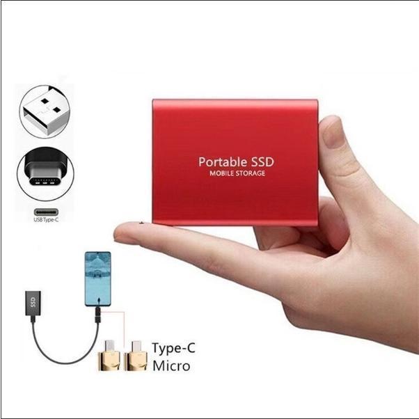 ポータブルSSD 4TB ハードディスク USB3.1 外付け 耐衝撃 強互換性