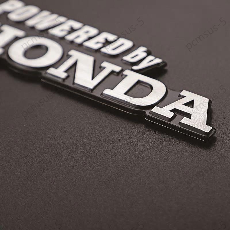 ホンダ エンブレム 3Dステッカー POWERED by HONDA 旧車 バッジ ロゴ フロント リア サイド シビックアコードCRVフィット 1枚｜sml005｜04