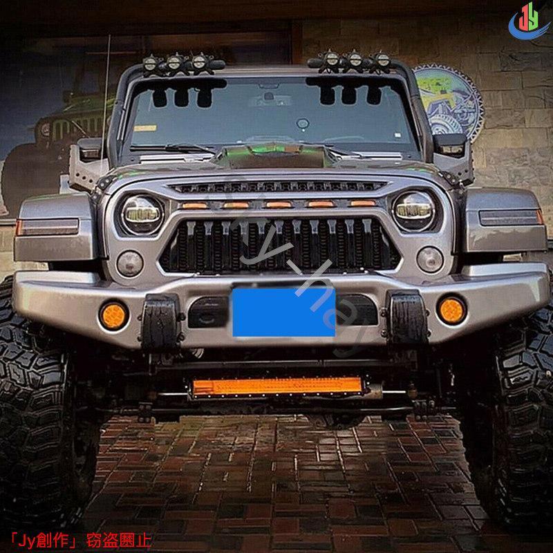 ジープ ラングラー JK JEEP 2007-2017 5連LED フロントグリル 外装 