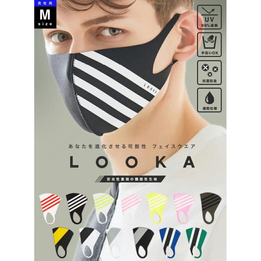 Looka アクセント M 洗える マスク かっこいい おしゃれ ルカ ファッションマスク ふつうサイズ 洗える 蒸れない 肌荒れしない 耳痛くない 男 メンズ ブランド C99d2 A048 おしゃれマスク 造花のみんデパ 通販 Yahoo ショッピング