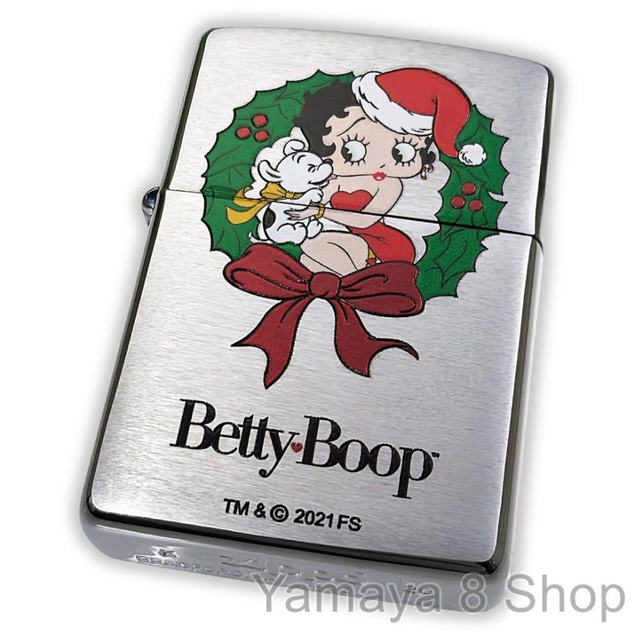 ZIPPO ジッポー ライター Betty Boop クリスマス限定モデル シルバー コレクション ギフト｜smoking-yamaya｜05