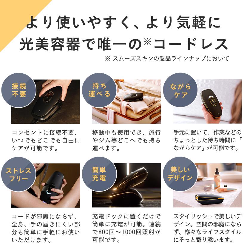 30%OFF+ポイント!コードレス 脱毛器【公式】スムーズスキン 30%OFF+ポイント!コードレス 脱毛器【公式】スムーズスキン