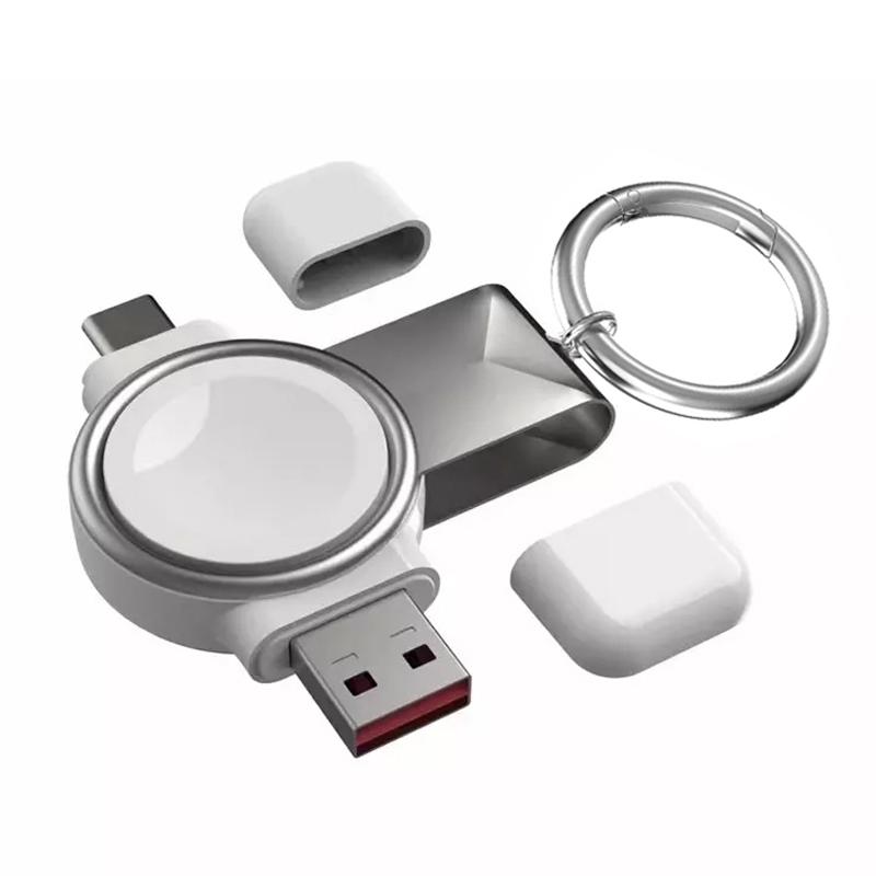 Apple Watch 充電器 2 in 1 USB-C と USB-A アップルウォッチ用磁気
