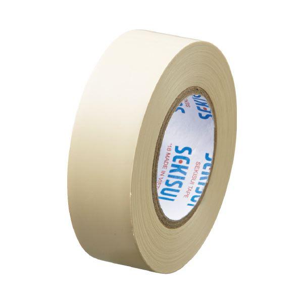 （まとめ）セキスイ クリームV360Q1N（×100セット） 19mm×10m エスロンテープ その他梱包用テープ 完成品