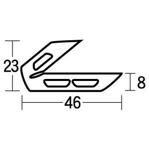 Ｌ型ゴム　４６×２３×３３０ｍｍ |  | 01