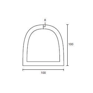 カーストッパー　車止め　100mm×100mm×330mm |  | 01