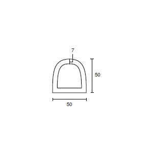 カーストッパー　車止め　50mm×50mm×450mm |  | 01