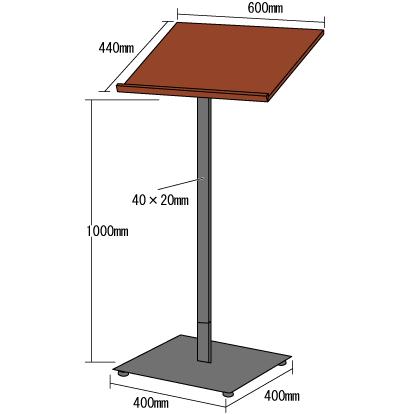 メニュースタンド　木製記名台　大　440×600mm | 