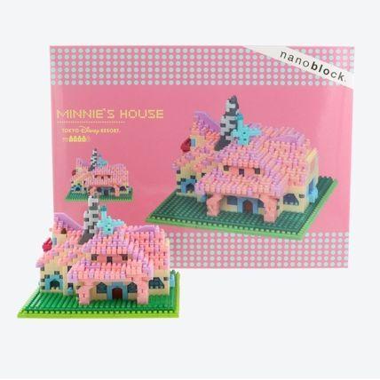 TDL トゥーンタウン ミニーの家 ナノブロックセット 東京 TDL トゥーンタウン ミニーの家 ナノブロックセット 東京