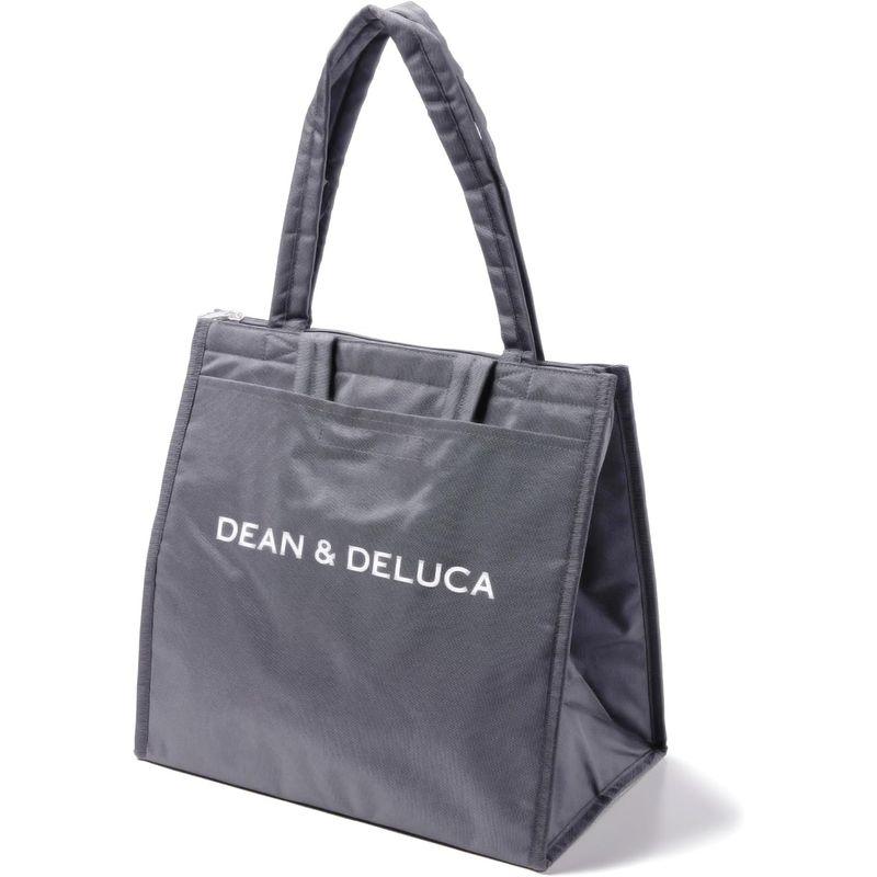 DEAN & DELUCA クーラーバッグ グレーL リニューアル 保冷バッグ ファスナー付き コンパクト お弁当 ランチバッグ｜smuk｜04