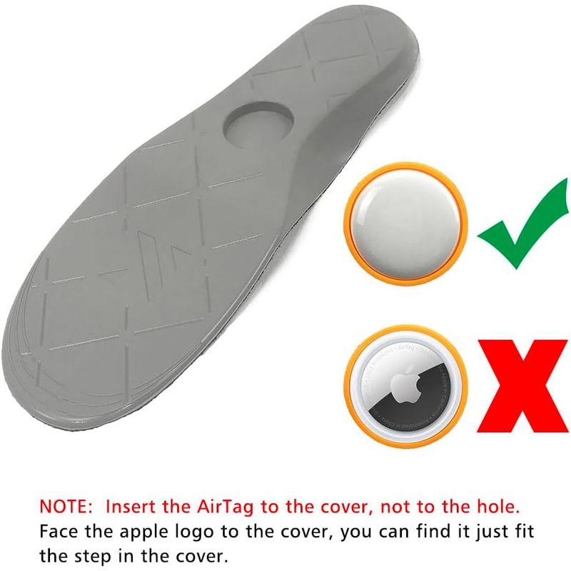 Airtag ホルダー インソール 子供 高齢者 エアタグケース 歩数と靴を追跡, グレー, 230mm｜smuk｜04