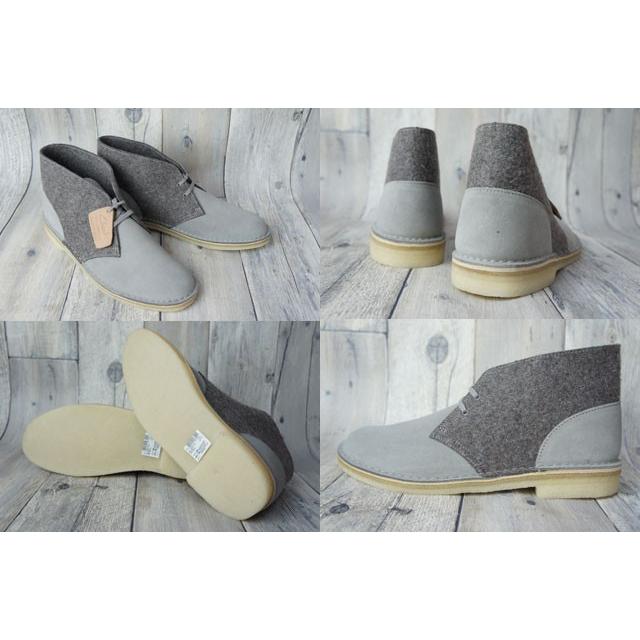 送料無料 クラークス Clarks デザートブーツ メンズ(男性用) ブーツ 26110028 Desert Boot カジュアルシューズ アンクル丈 ショートブーツ グレー Clarks（クラークス） デザートブーツ メンズ ブーツ 26110028 Desert