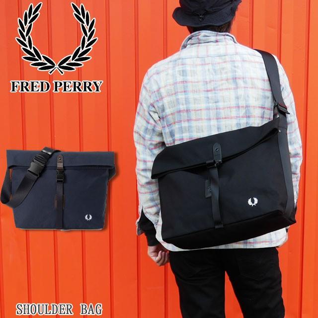 楽天1位 フレッドペリー Fred Perry ショルダーバッグ メンズ レディース F9585 メッセンジャーバッグ 斜め掛け フラップ バッグ シンプル ロゴ 月桂樹 魅了 Kuljic Com
