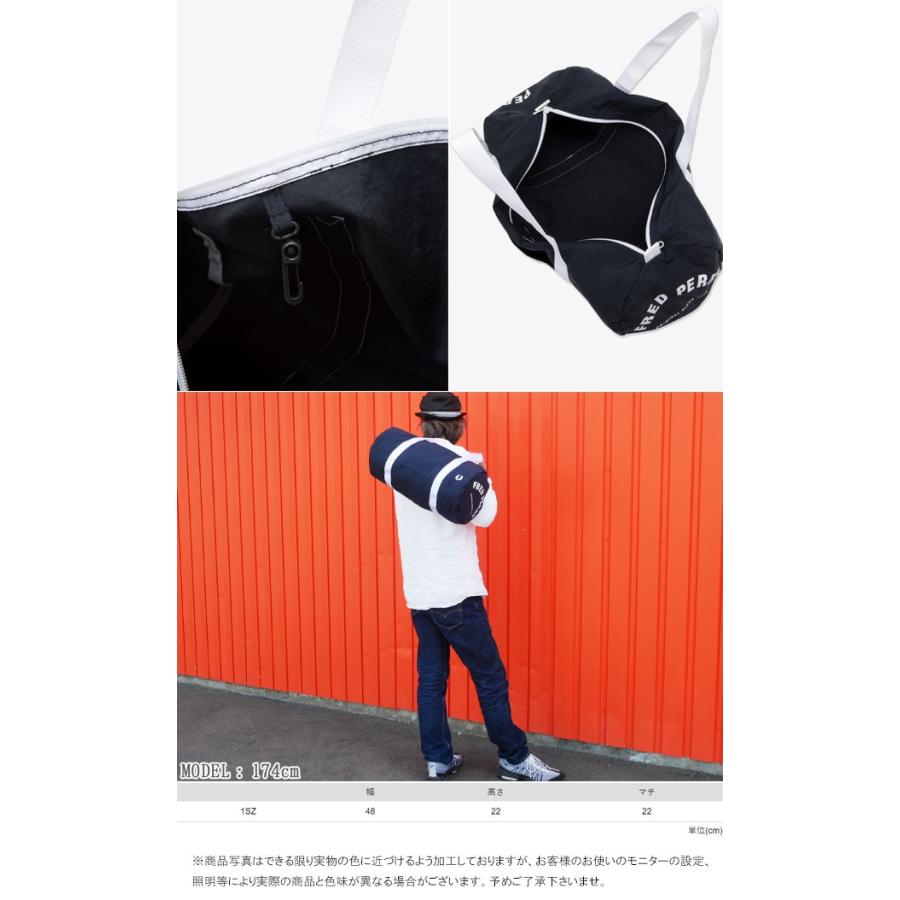 フレッドペリー FRED PERRY ライトウェイトバレルバッグ メンズ