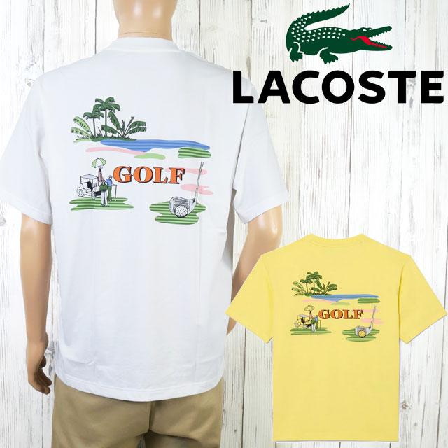 LACOSTE（ラコステ） ゴルフグラフィックバックプリント Tシャツ