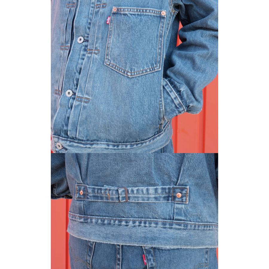 Levi's 1stタイプ 復刻 デニムジャケット70290 濃淡 ハチノス M Levi's（リーバイス） タイプ1 トラッカージャケット Gジャン デニム