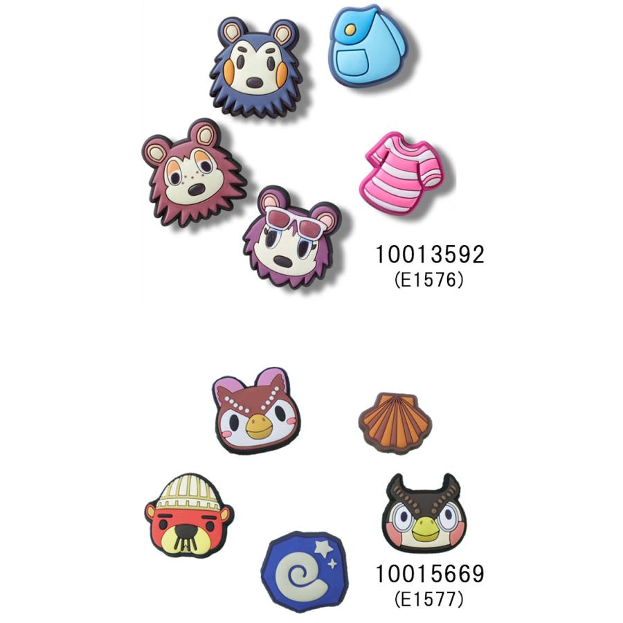 どうぶつの森+ ソフビキーホルダー 5個セット crocs（クロックス） ジビッツ シューパーツどうぶつの森 5個セット