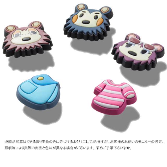 crocs クロックス ジビッツ シューパーツどうぶつの森 5個セット