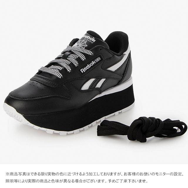 Reebok（リーボック） 厚底 スニーカー レディース クラシックレザー