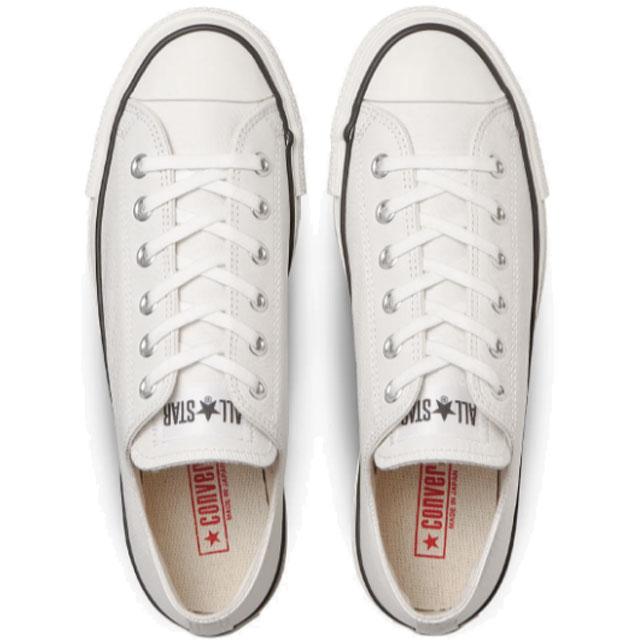 未使用 コンバース モカシン レザースニーカー 28 オフホワイト CONVERSE コンバース メンズ レディース スニーカー 靴 レザー