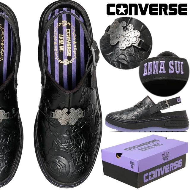 アナスイ　厚底ストラップシューズ　靴 CONVERSE（コンバース） アナスイ コラボ 厚底 クロッグサンダル