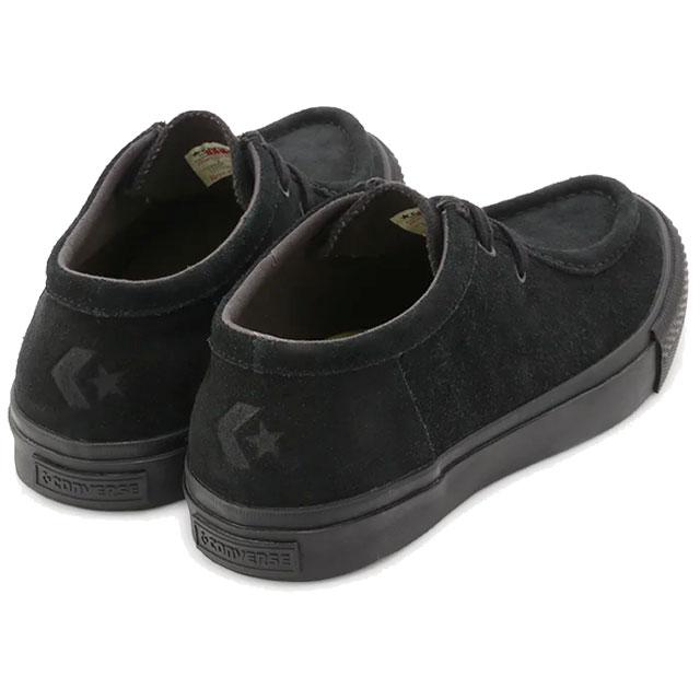 コンバース レザー モカシンシューズ ブラック 27cm CONVERSE コンバース モカシン メンズ 靴 黒 ブラック 革靴