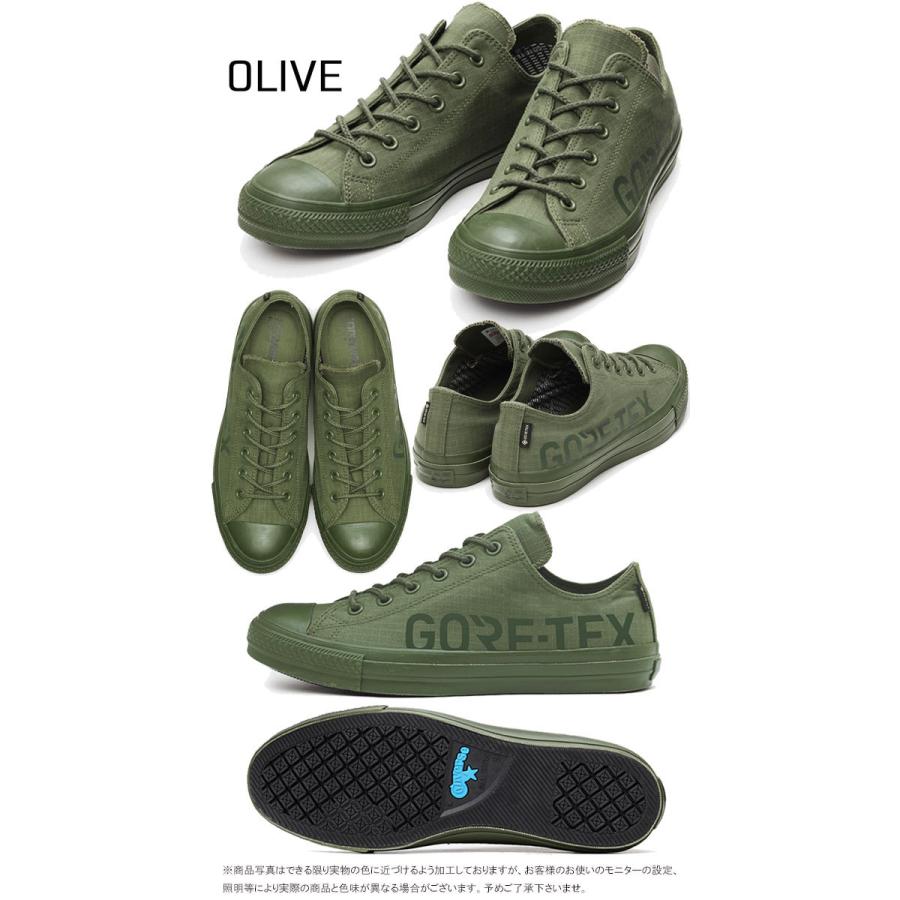 人気カラー再販 コンバース Converse メンズ スニーカー オールスター 100 ゴアテックス サイドロゴ Mn Ox 防水 撥水 ローカット 100周年記念モデル ブラック 黒 オリーブ 数量限定 特売 Www Mysmileteethwhitening Com