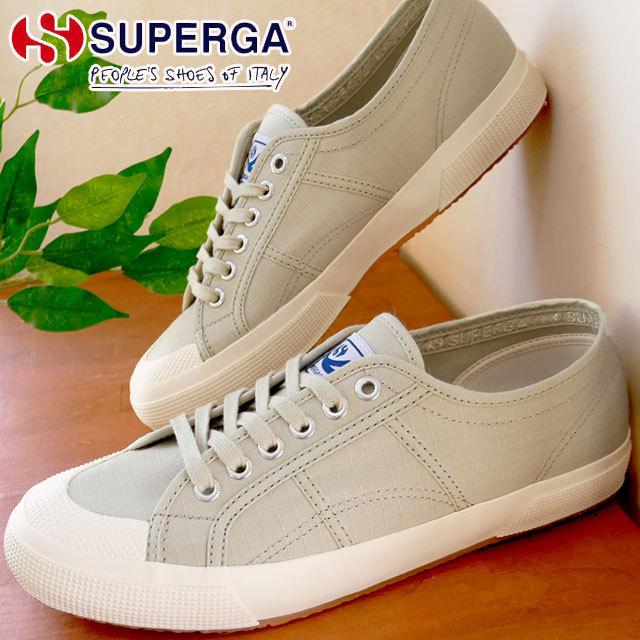 スペルガ Superga メンズ スニーカー 2390 ミリタリー リップストップ ローカット 紐靴 S811w アガートグレー ホワイト シューマートワールド 通販 Paypayモール