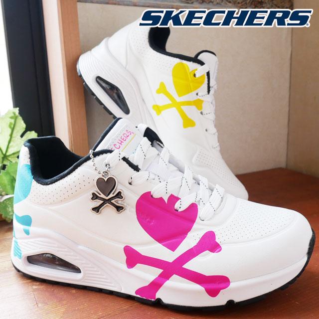 スケッチャーズ Skechers レディース スニーカー トキドキ コラボモデル ローカット ウェッジソール ウノ クロッシングハーツ Wmlt ホワイト マルチ 白 I06 シューマートワールド 通販 Yahoo ショッピング