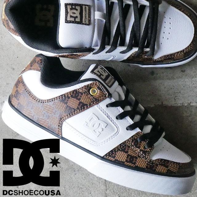 ディーシーシューズ Dc Shoes メンズ レディース スニーカー ピュア Se Sn ローカット Dm ホワイト ブラウン I06 Dm シューマートワールド 通販 Yahoo ショッピング