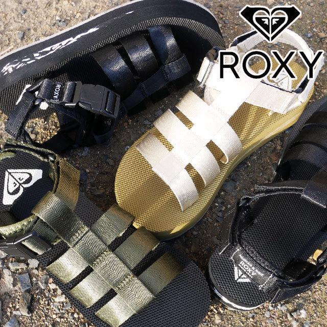 ロキシー ROXY レディース 厚底サンダル DAY CAMPER ストラップサンダル グラディエーターRSD212505 ブラック 黒 カーキ トープ｜smw