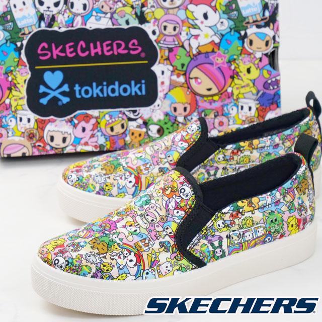 SKECHERS スケッチャーズ スリッポン レディース tokidoki