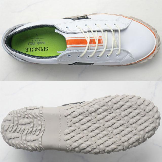 【未使用】 SPINGLE ゴルフ スニーカー GORE-TEX グレー 日本製 SPINGLE（スピングル） ゴルフスニーカー 防水 メンズ ローカット